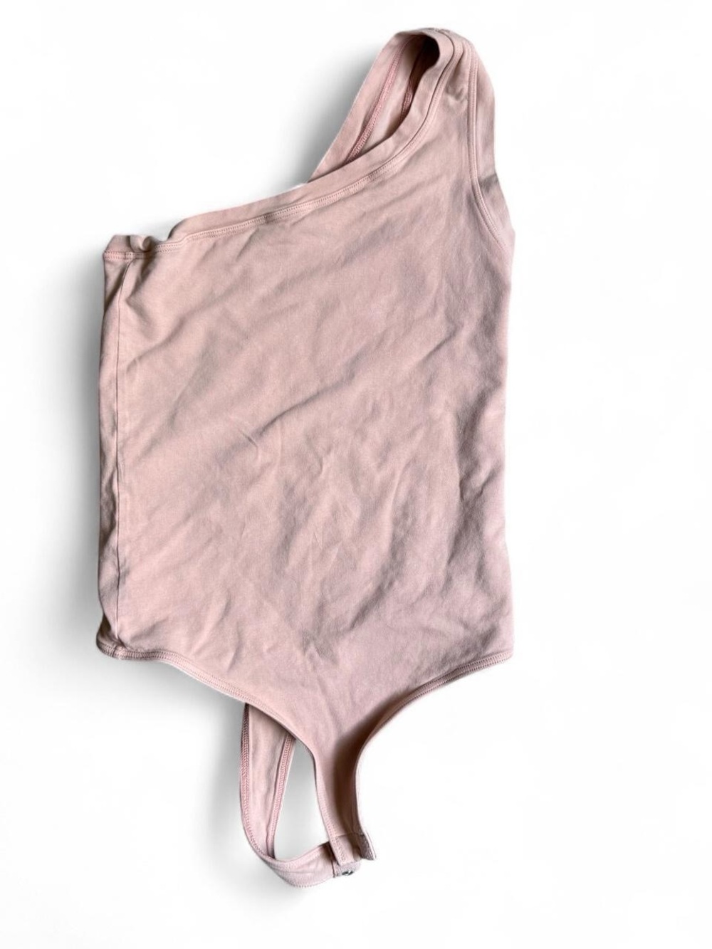 Clyque Organic Cotton One-Shoulder Bodysuit Size S